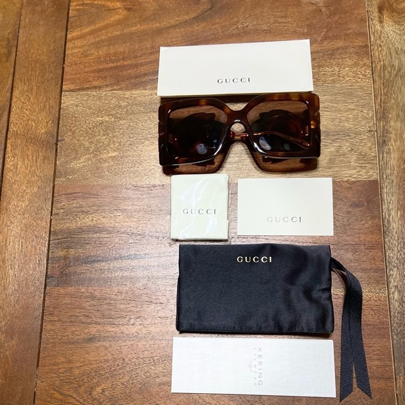 GUCCI 56mm oversized Square Sunglasses main image 5